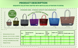 Designer Grocery Basket/Dual Color tote bag - Code:001