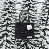 TLBAS-0016/Handmade Flower-knot Design Tote Bags