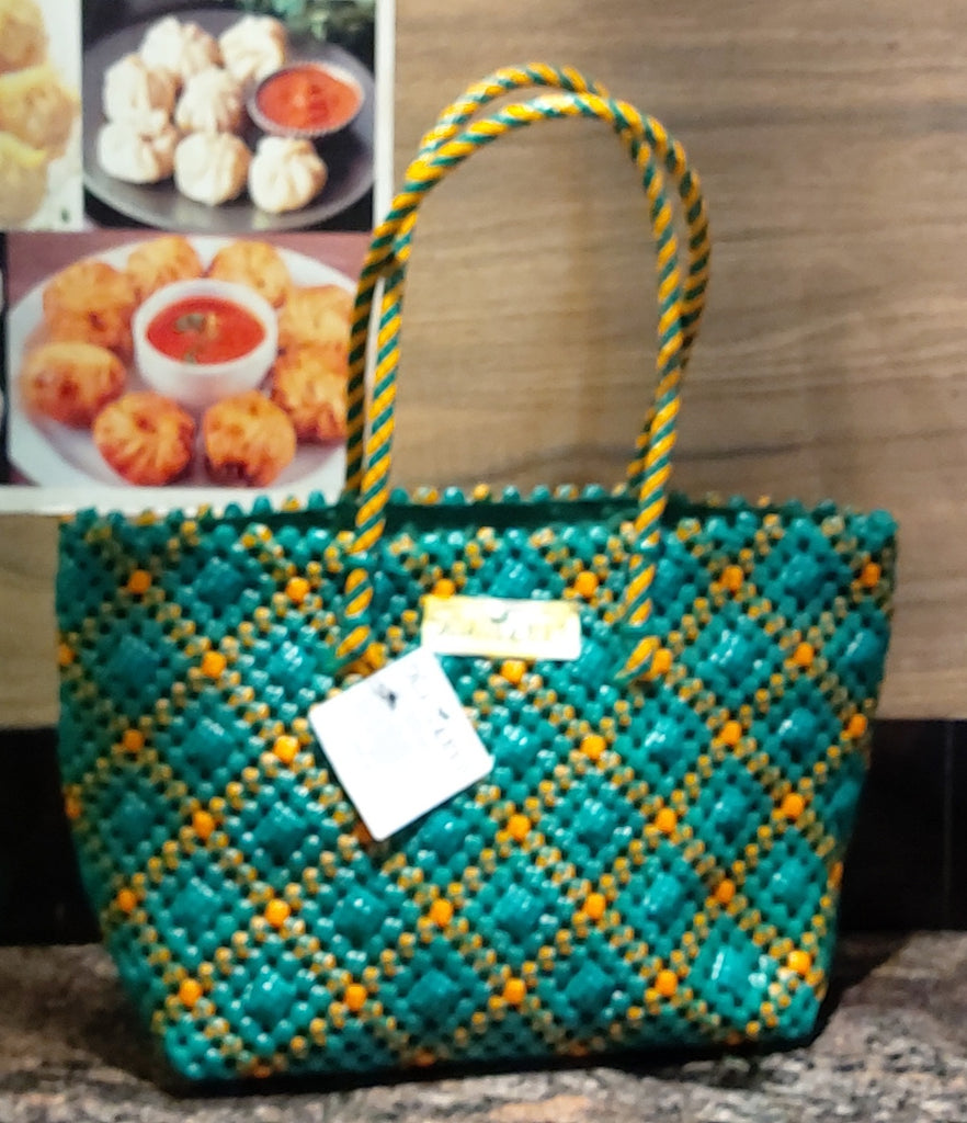 TLBAS-0045/Check-Cross Knot Basket