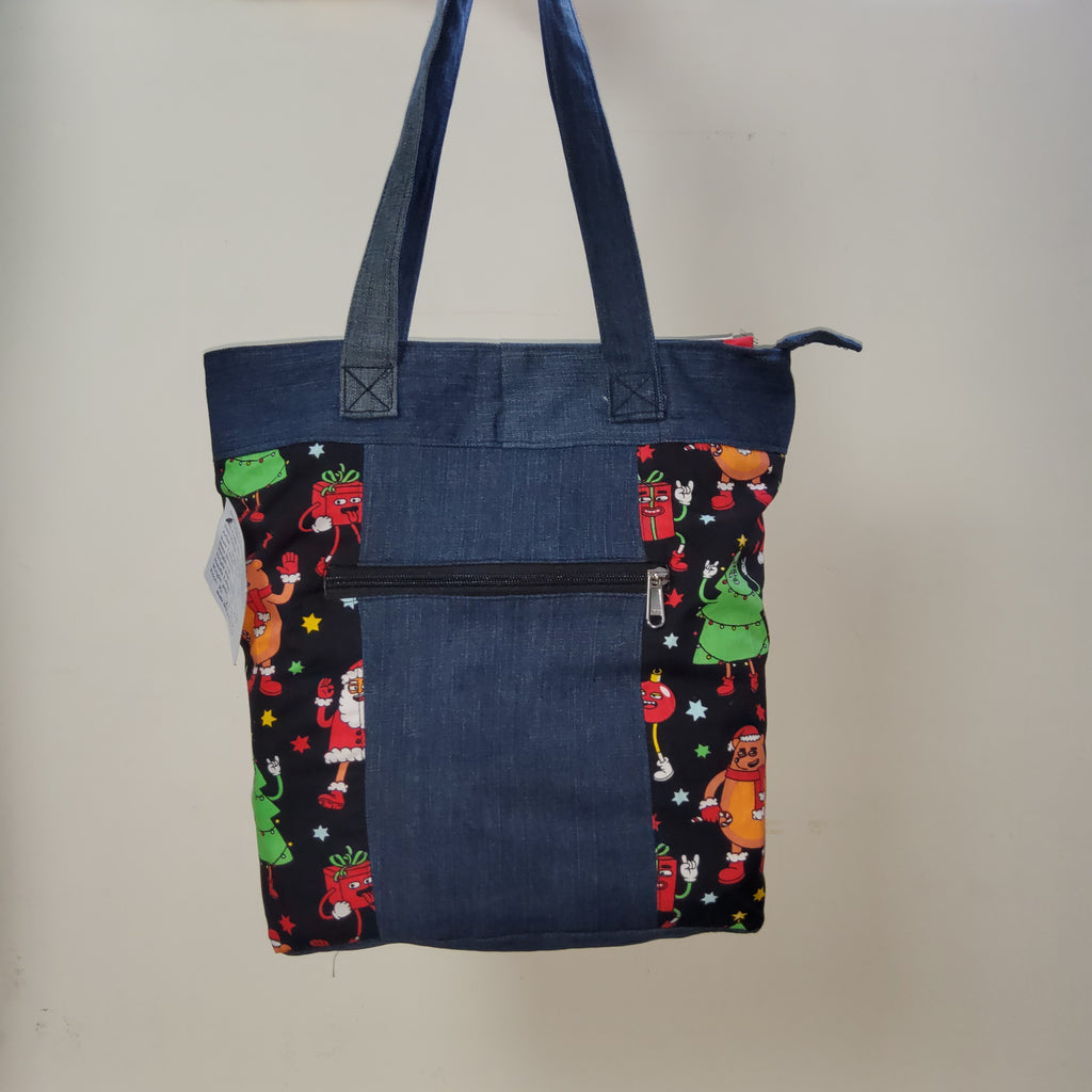 TLCB-0013c/Animated Denim Tote Bag