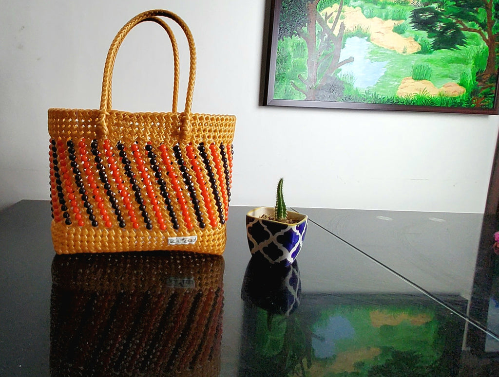 TLBAS-0031/Beaded Basket