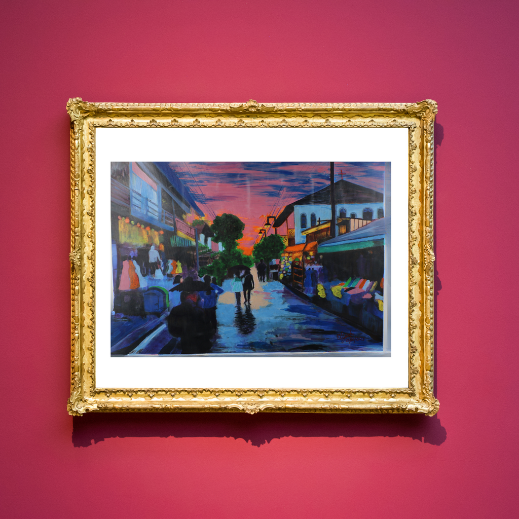 TLELI-005/ACRYLIC ON CANVAS- Sunset soaked-Market Marvels