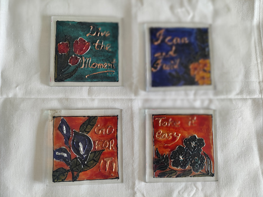 TLELI- Miniature Glass bottle painting for gift-DIY