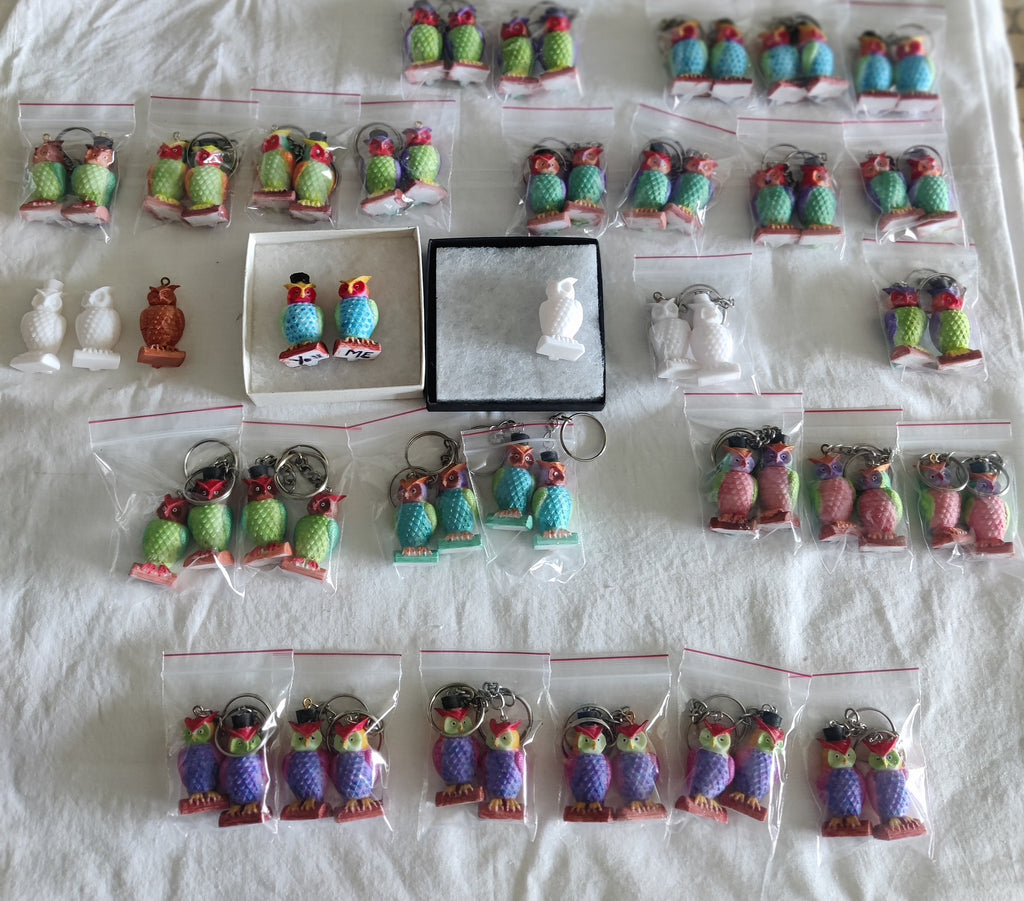 TL3D-001a/Owl- W/WO Painted, Decor
