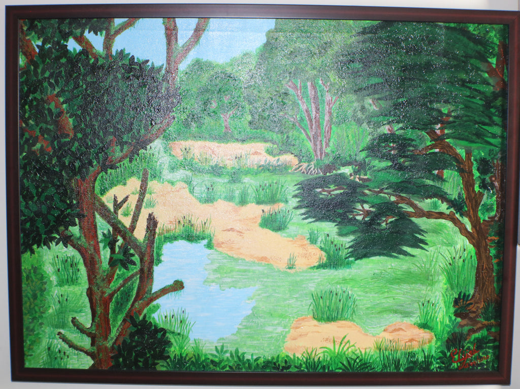 TLELI-Acrylic on Canvas - Thalir Leed®