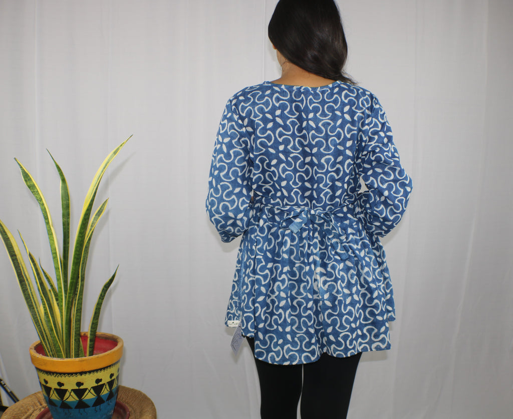 TLFAB-008d/Cruz Top with string/Comfier Flair Top/M