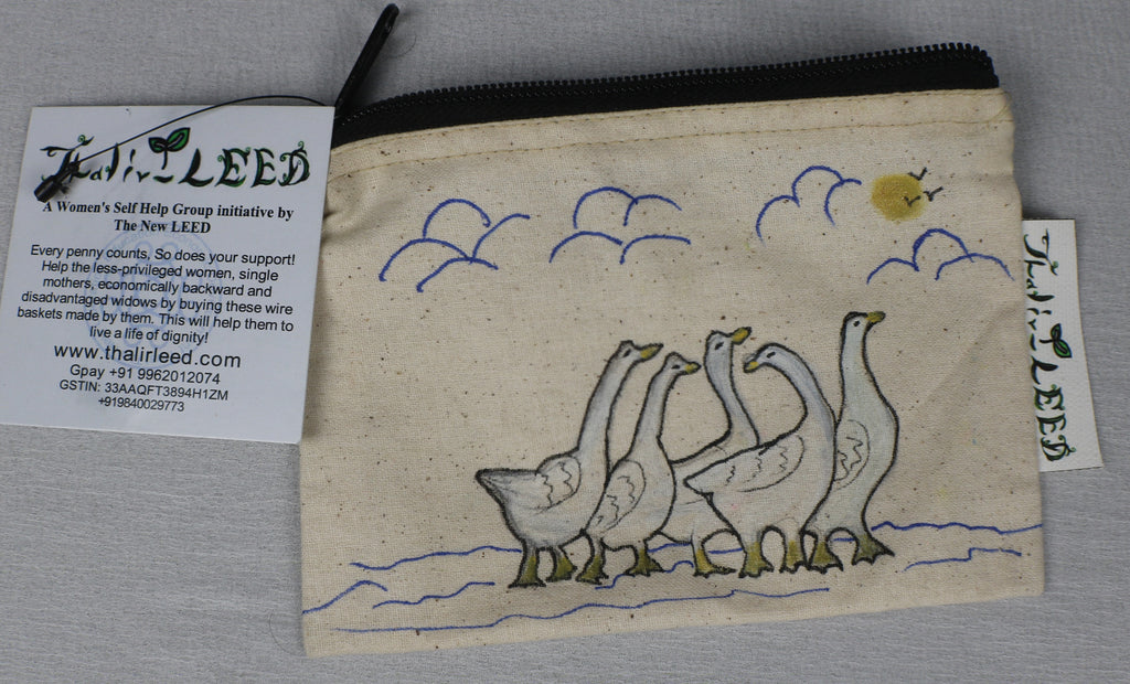 TLCB-003b/Mini Pouches in Canvas