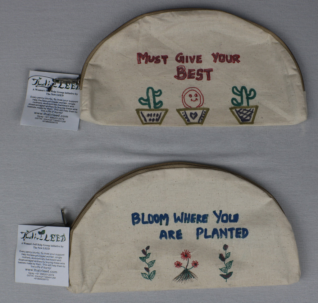 TLCB-003b/Mini Pouches in Canvas