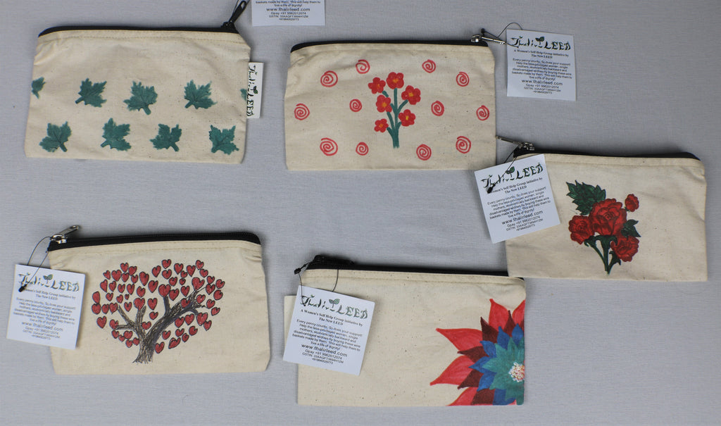 TLCB-003b/Mini Pouches in Canvas