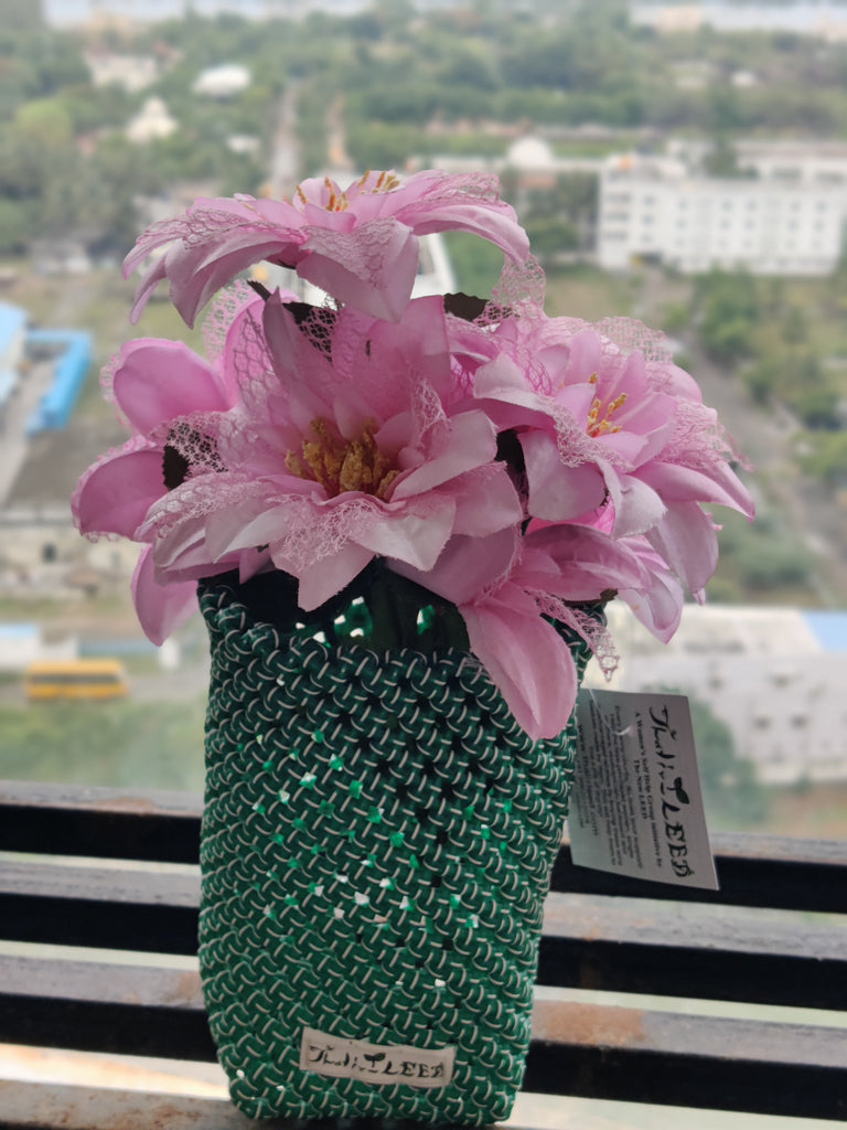 TLBAS-0013/Handmade Timeless flower vase basket