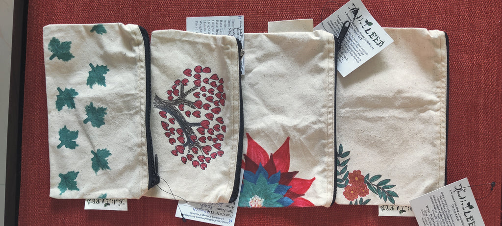 TLCB-003b/Mini Pouches in Canvas