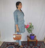 TLFAB-0010b/Sathya Ethnic/contrast neck with collar