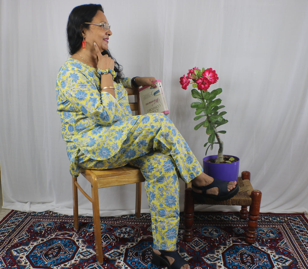 TLFAB-005a/Sleepwear & Loungewear/cotton set