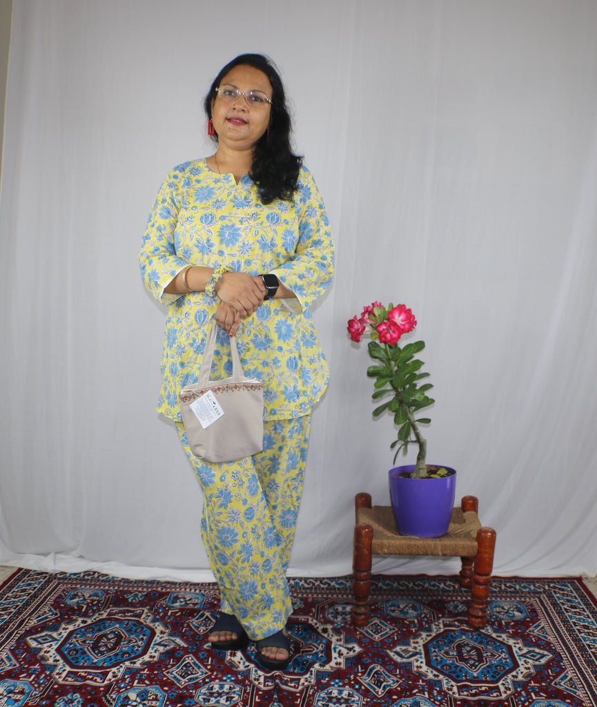 TLFAB-005a/Sleepwear & Loungewear/cotton set