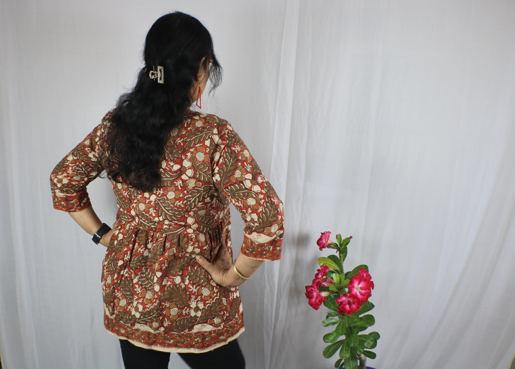 TLFAB-0014/Minu style/Short Kurti-M