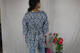 TLFAB-007a/Pink Lace Designer Kurtis with string