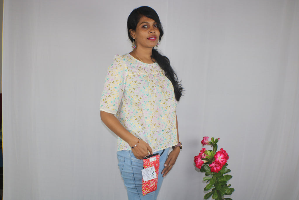 TLFAB-0013/Garden Kurti -XS