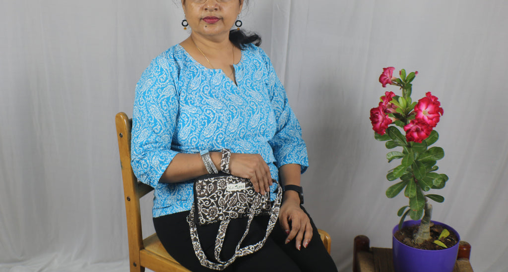 TLFABk-00015/Rani Print/Short Kurtis