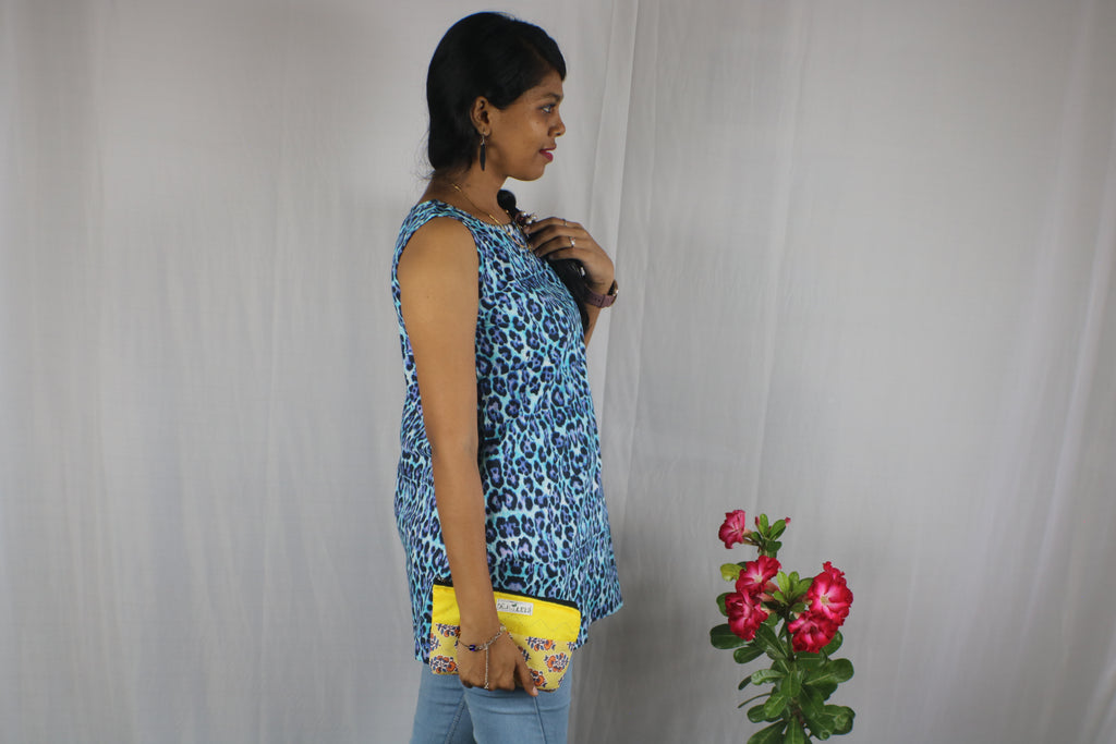 TLFABk-00016/Leopard Print/Short Kurtis