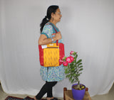 TLFABK-002/Blue Madhubani-Long kurti