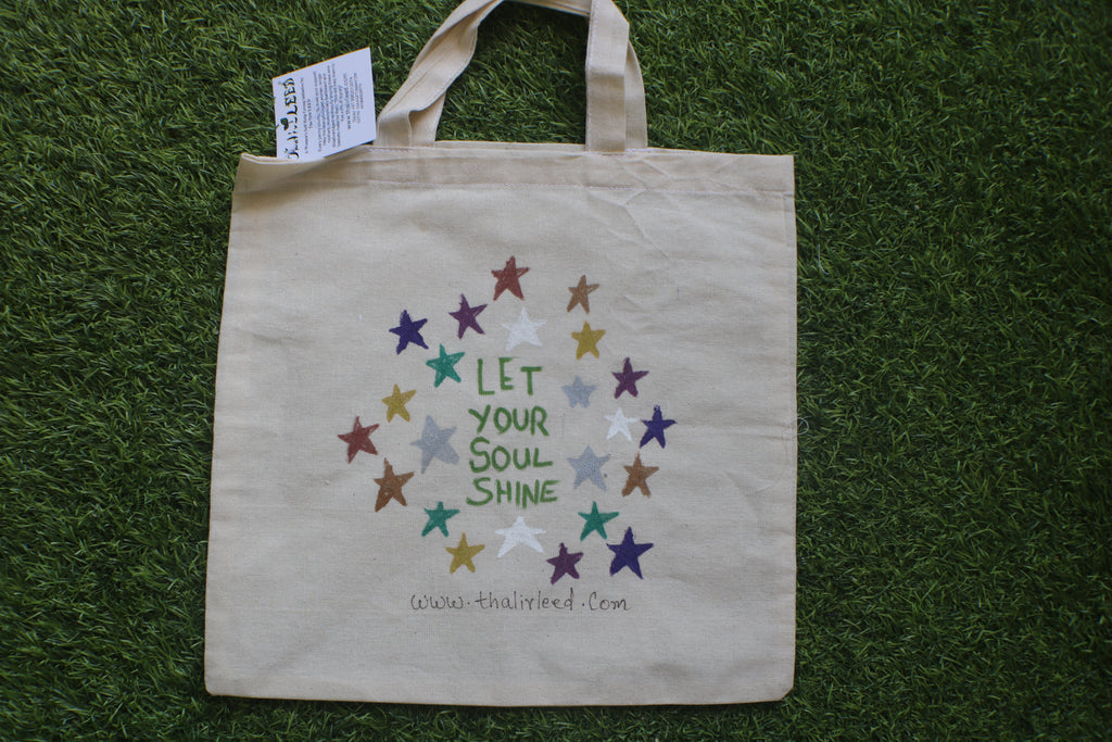 TLCB-005d/Cotton shopping Tote Bags-Hand Painted W/WO
