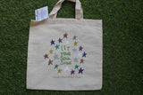 TLCB-005d/Cotton shopping Tote Bags-Hand Painted W/WO