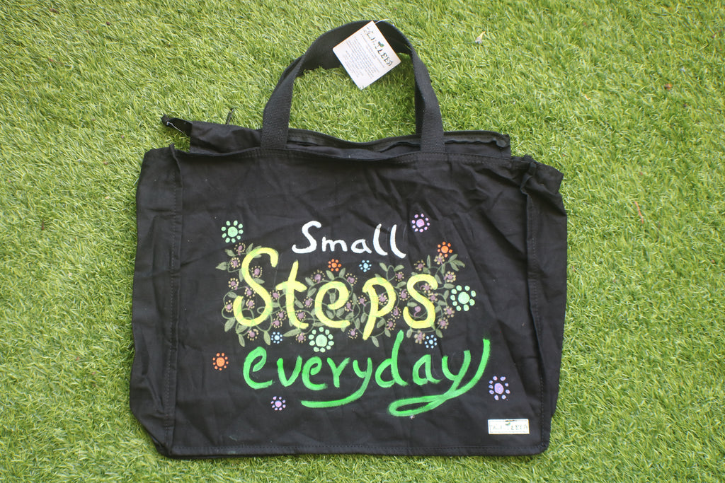 TLCB-004a/Thick Canvas Shopping Tote bag-w/wo painting