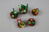 TLFM-004a-Fridge Magnets I Veg/fruit Baskets
