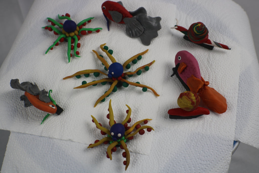 TLFM-008a-Fridge Magnets-water world fish, octopus