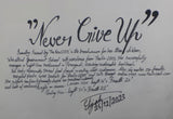 TLELI-004/ACRYLIC ON CANVAS-Never Give Up