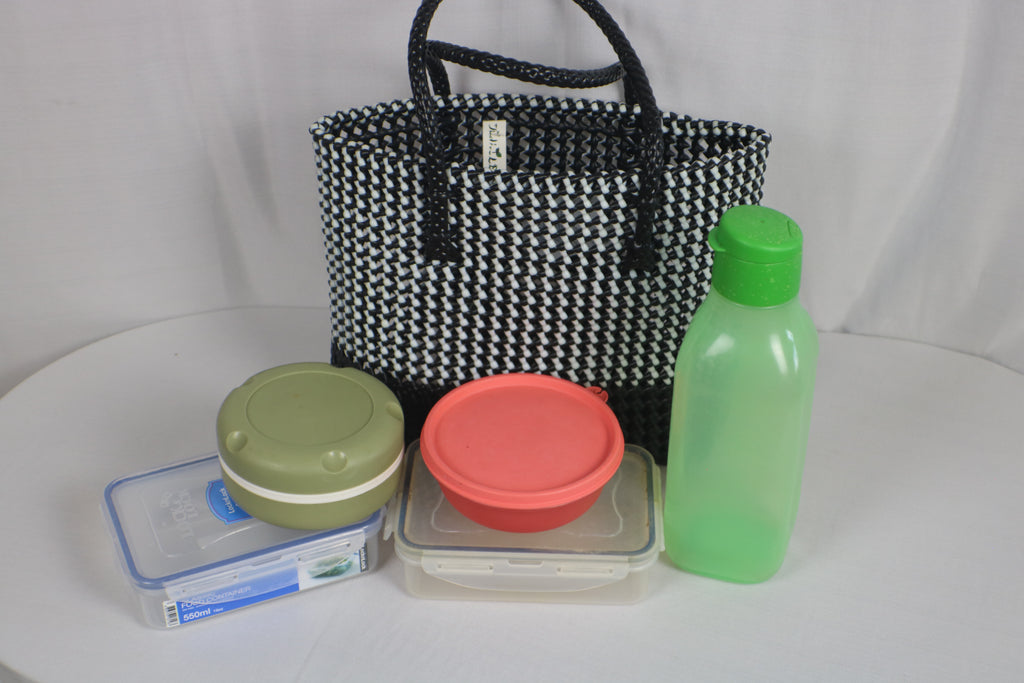 Designer Grocery Basket/Dual Color tote bag - Code:001