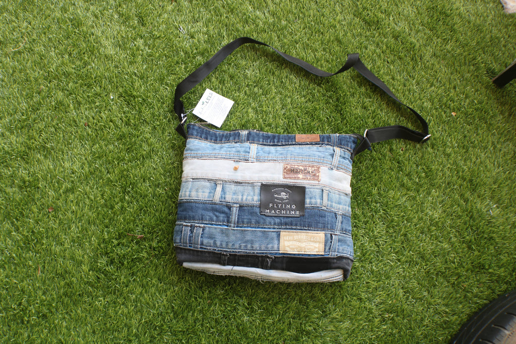 TLCB-0014/Denim Applique Tote bags