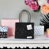 TLBAS-0016/Handmade Flower-knot Design Tote Bags