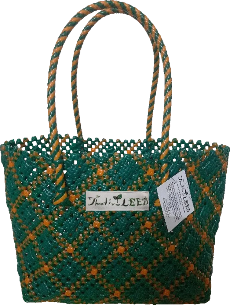 TLBAS-0045/Check-Cross Knot Basket