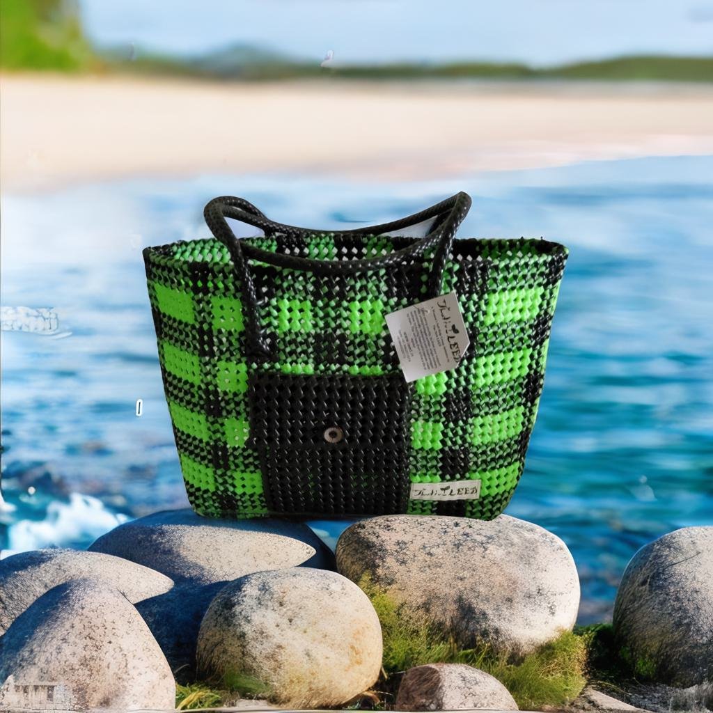 TLBAS-0072/ Kangaroo Pouch Basket - Thalir Leed®