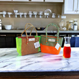 TLBAS-0012/ Handmade Luxury designer lunch basket for Multipurpose Activities