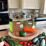 TLBAS-0012/ Handmade Luxury designer lunch basket for Multipurpose Activities