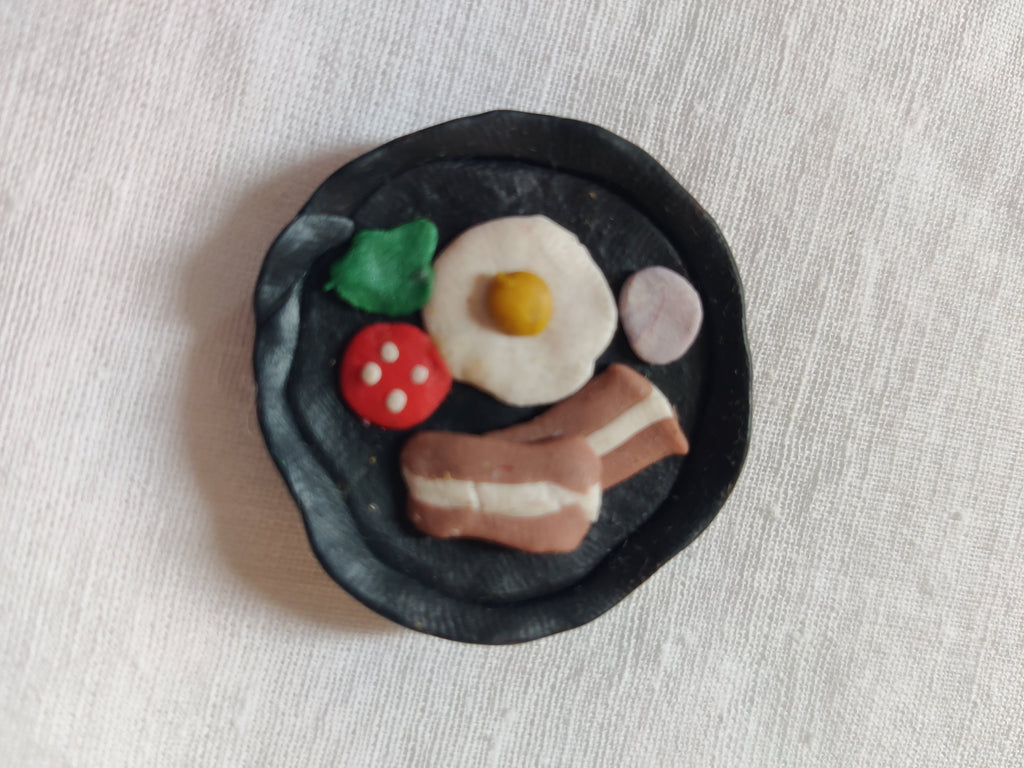 TLFM-015b-Clay Food Making l Fridge Magnet
