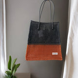 TLBAS-0092/Tau Shoulder bag I Classic Bi-Colour Tote bag