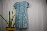 TLFABK-002/Blue Madhubani-Long kurti