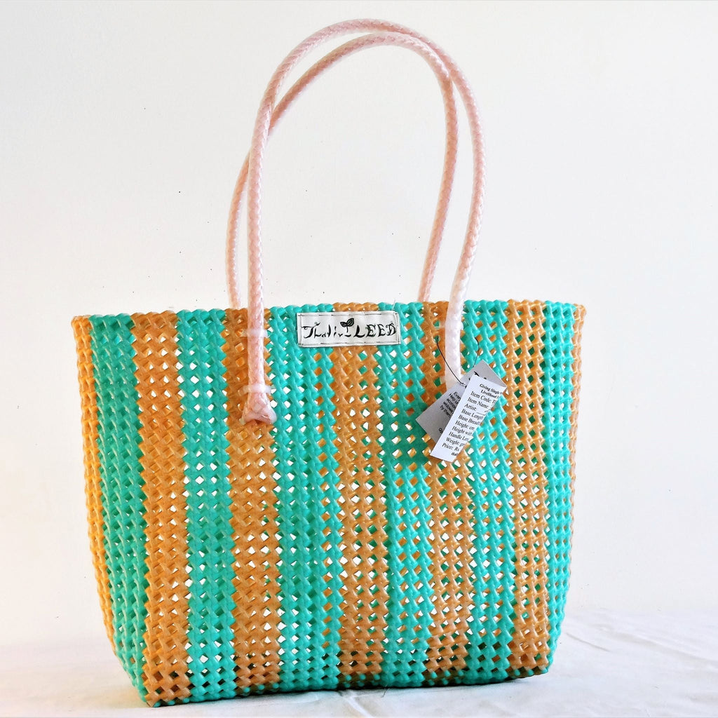 TLBAS-0048/Broad Stripes Basket-S, M, L - Thalir Leed®