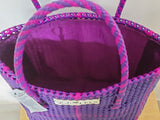 TLBAS-0032/Malligai Crossed-Colour Basket - Thalir Leed®