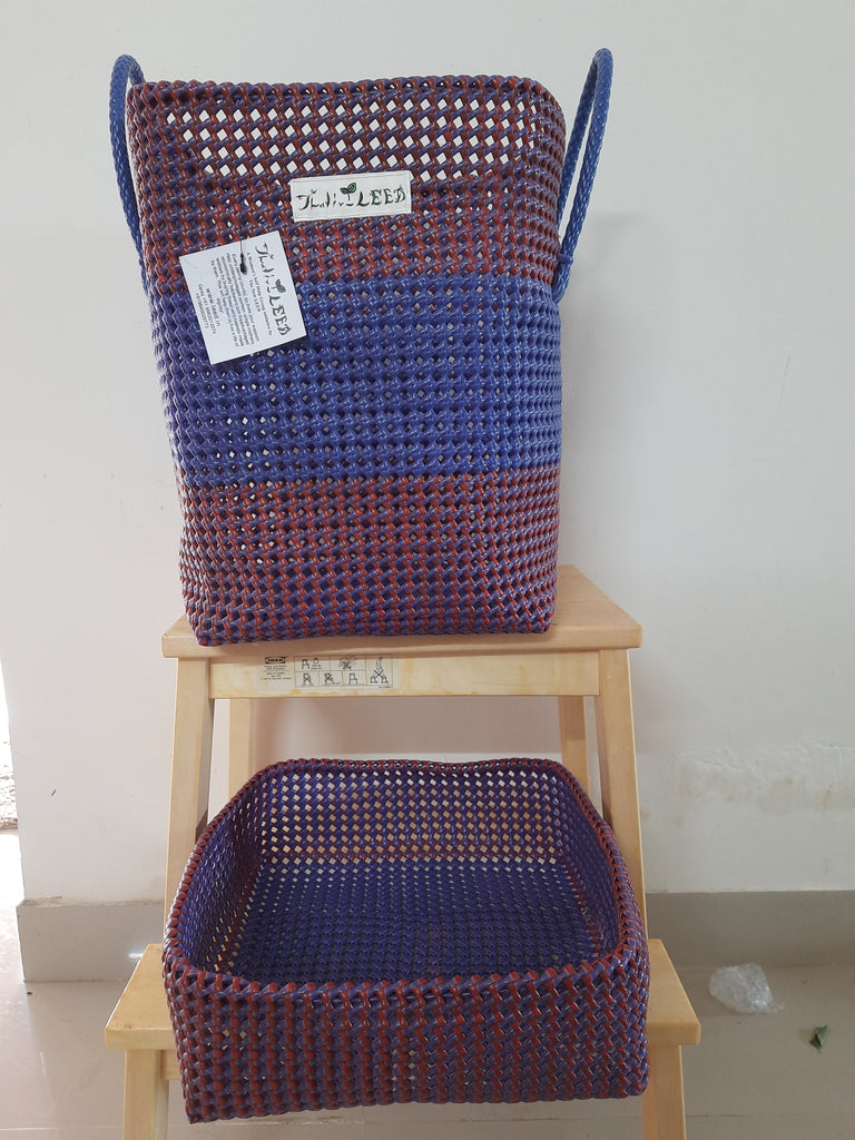 TLBAS-0060/Laundry/Storage Basket with Lids - Thalir Leed®