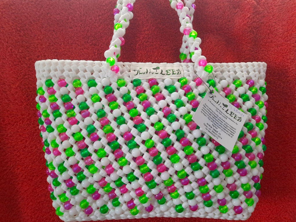 TLBAS-0031/Basket Beaded in Multi-Colours - Thalir Leed®