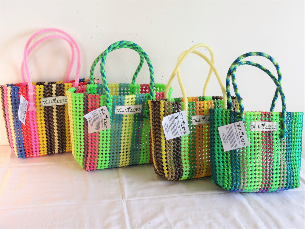TLBAS-0044/Multi-Coloured Traditional Basket - Thalir Leed®