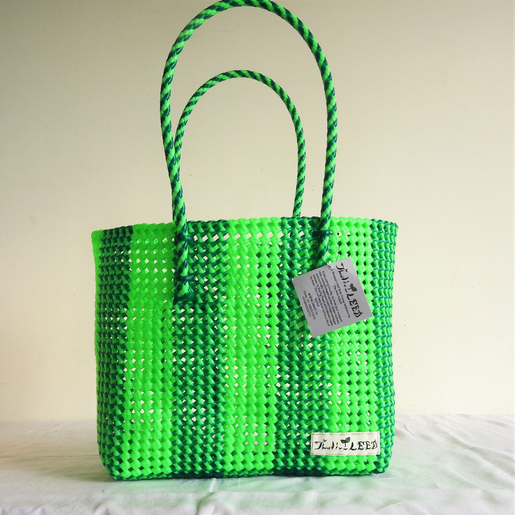 TLBAS-0048/Broad Stripes Basket-S, M, L - Thalir Leed®
