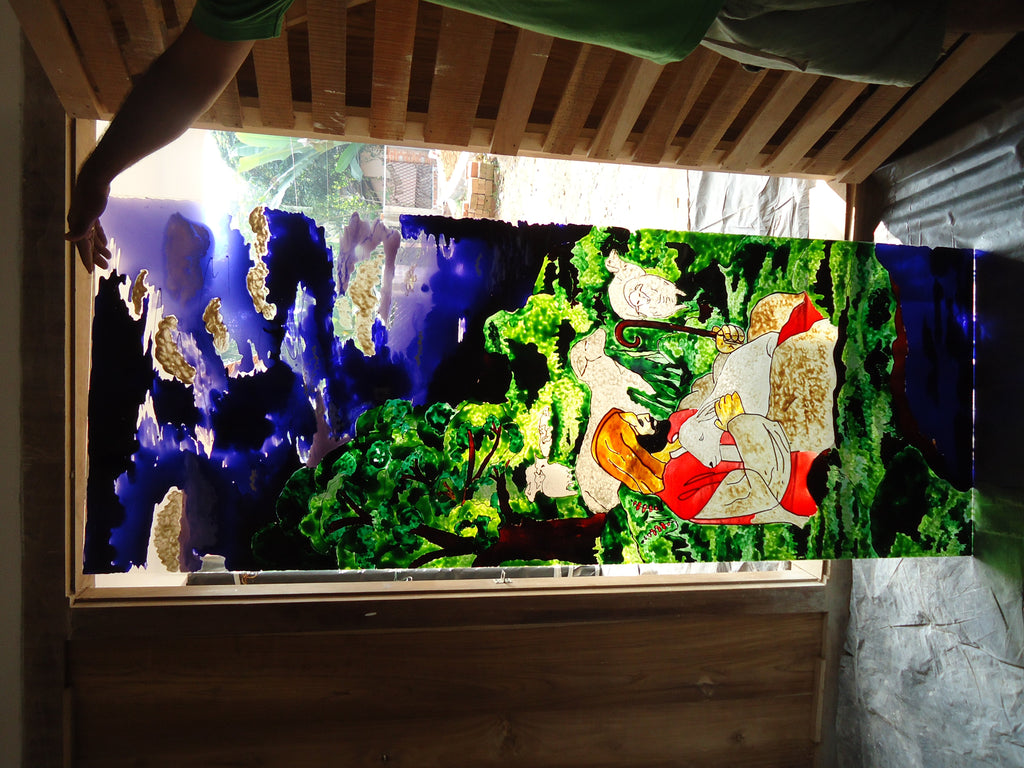 TLELI-Glass Painting ‘Great Shepherd’ - Thalir Leed®