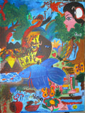 TLELI-Acrylic on Canvas - Thalir Leed®