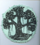 TLELI-Acrylic painting on handmade paper “Trees & life”(Framed) - Thalir Leed®