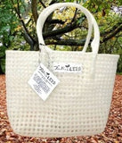 TLBAS-0036/Transparent Basket in White-Pearl - Thalir Leed®